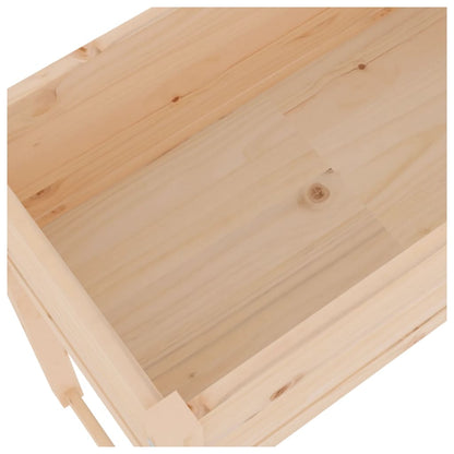 Plantenbak 78X40X81 Cm Massief Grenenhout