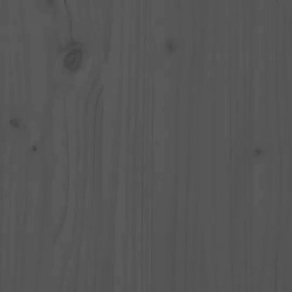 Plantenbak 245,5X44X75 Cm Massief Grenenhout Grijs
