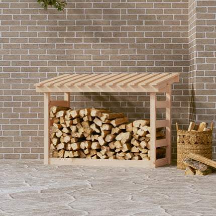 Haardhoutrek 108X64,5X110 Cm Massief Grenenhout