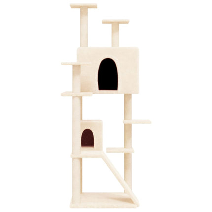 Kattenmeubel Met Sisal Krabpalen 153 Cm Kleurig