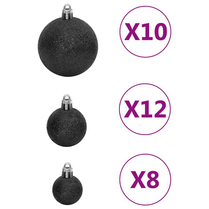 111-Delige Kerstballenset Polystyreen