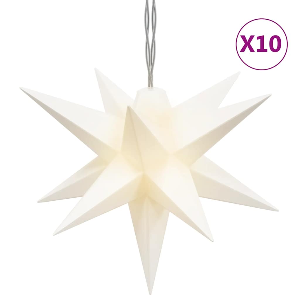 Kerstlamp 10 LED's 10 cm wit