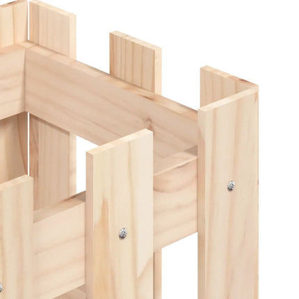 Plantenbak Met Hekontwerp Massief Grenenhout