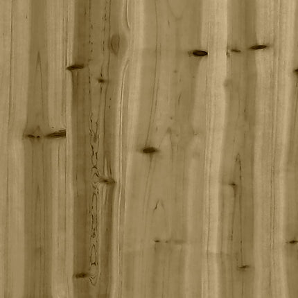 Plantenbak Met Hekontwerp Geïmpregneerd Grenenhout