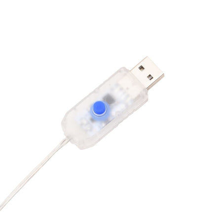 Kerst Ijspegellamp 100 Led's Warm Wit 10 M Acryl Pvc