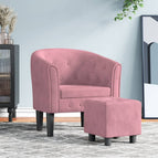 Roze / Met voetenbank