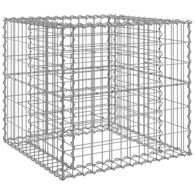 Schanskorf 70X70X65 Cm Gegalvaniseerd Ijzer Zilverkleurig
