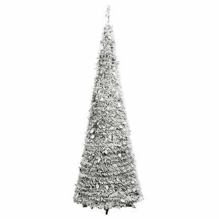 Kunstkerstboom Pop-Up Met Sneeuw 100 Led's