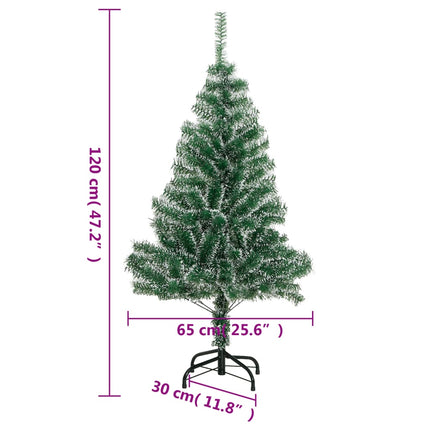 Kunstkerstboom Met Sneeuw Groen
