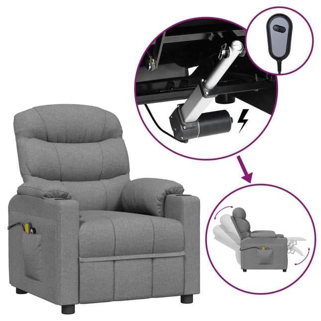 Massagestoel Elektrisch Stof