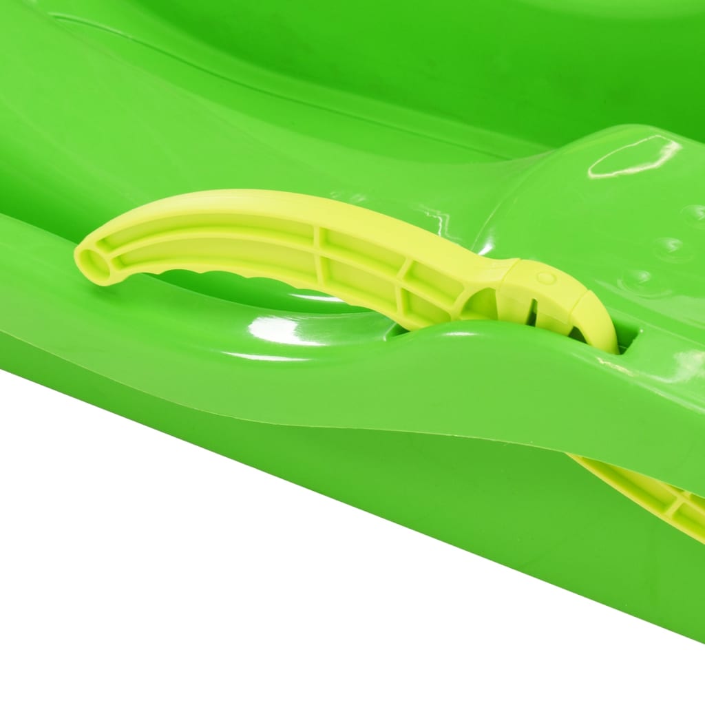 Slee met remmen 87x40x18, polypropeen groen