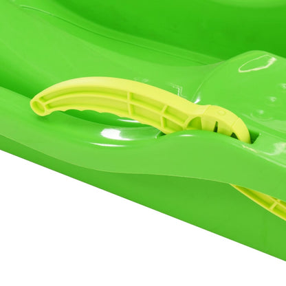 Slee met remmen 87x40x18, polypropeen groen