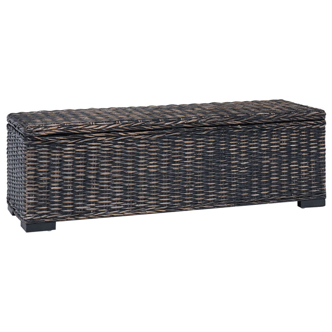 Opbergbox 110 Cm Natuurlijk Kubu Rattan & Massief Mahoniehout