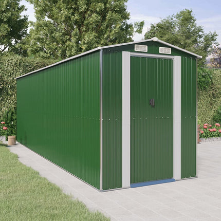 Tuinschuur Gegalvaniseerd Staal Groen