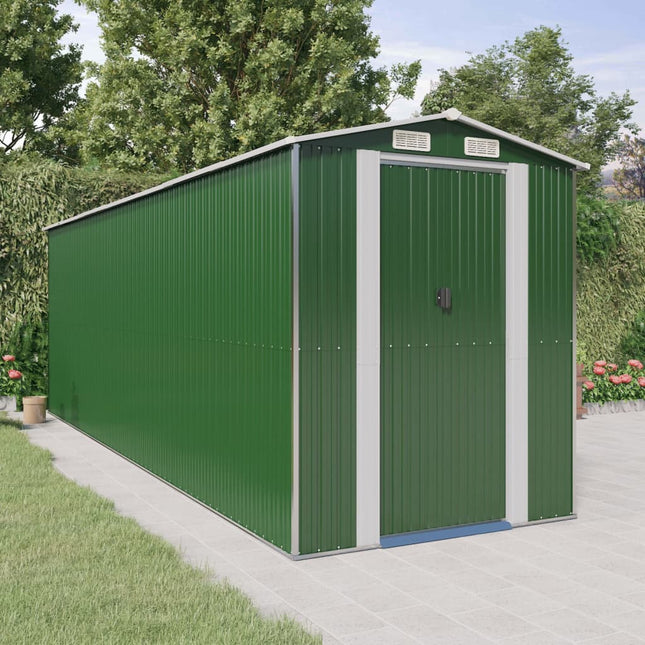 Tuinschuur Gegalvaniseerd Staal Groen