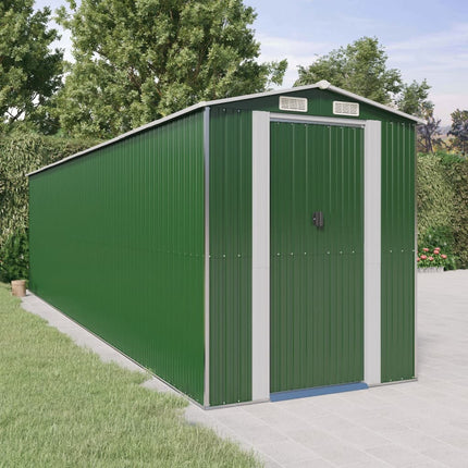 Tuinschuur Gegalvaniseerd Staal Groen