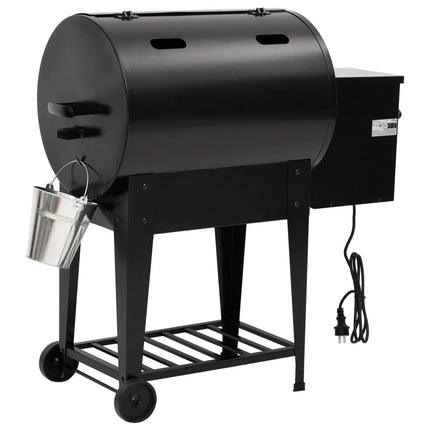 Pelletbarbecue Met Bodemplaat 94 Cm Ijzer Zwart