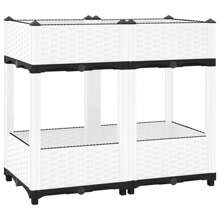 Plantenbak Verhoogd Polypropeen Wit