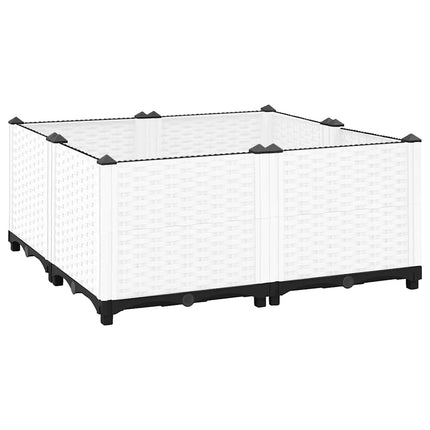 Plantenbak Verhoogd Polypropeen Wit