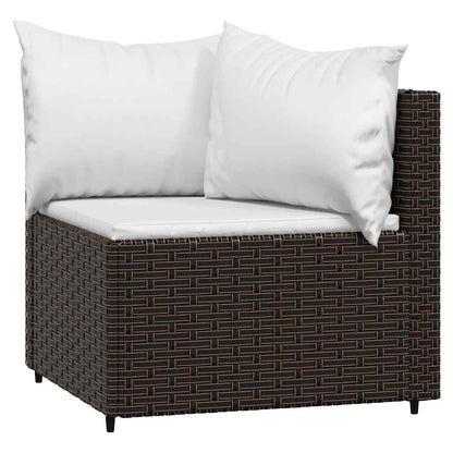 Tuinhoekbanken Met Kussens 2 St Poly Rattan