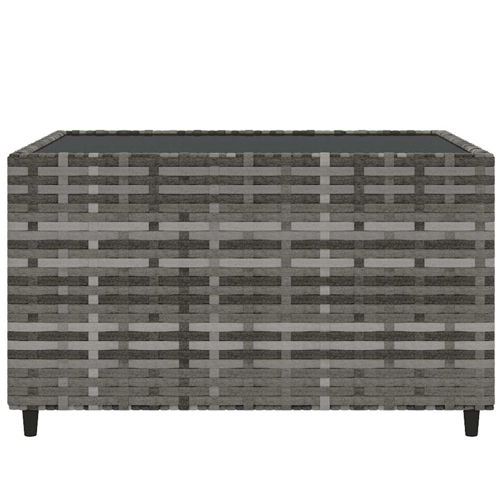 4-Delige Loungeset Met Kussens Poly Rattan