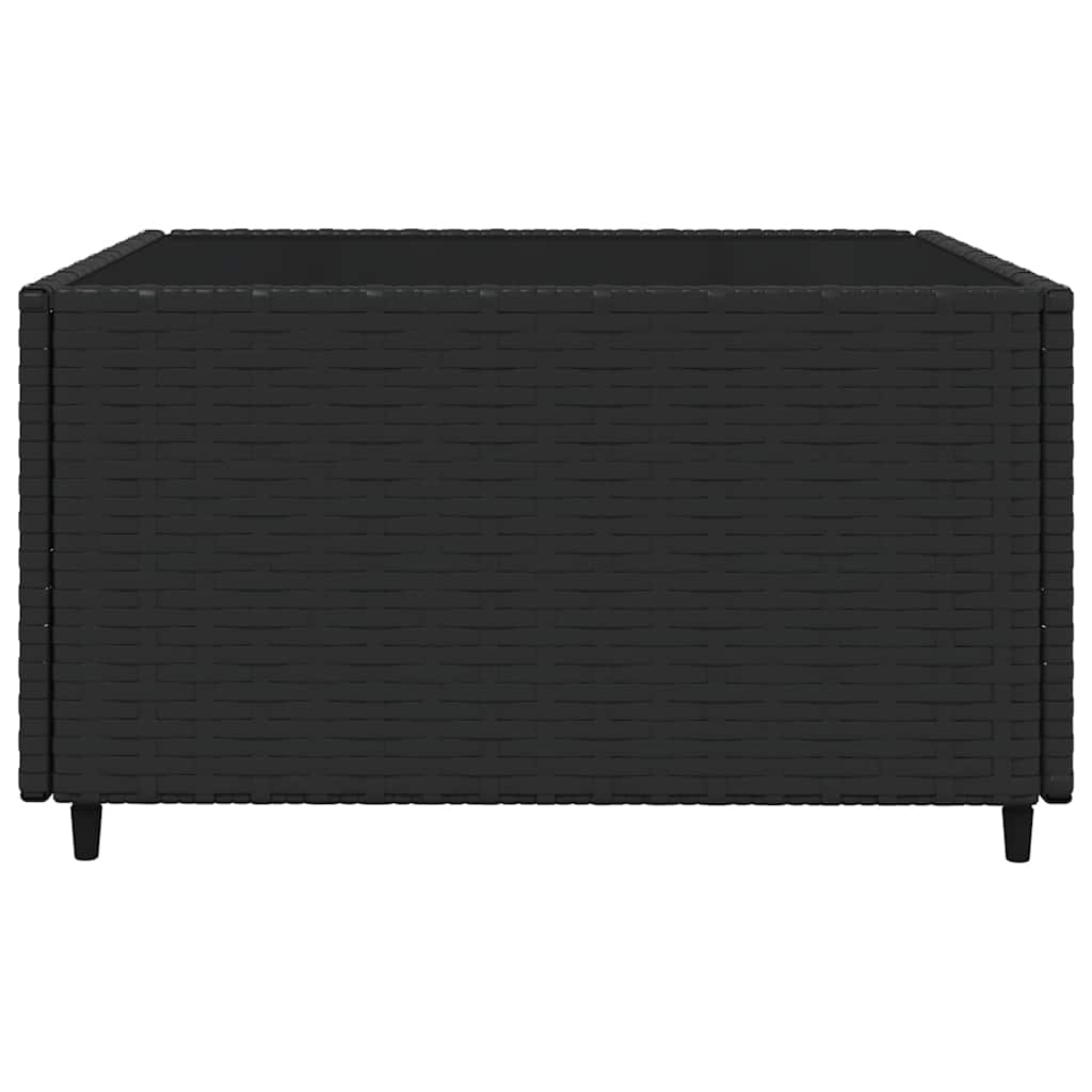 3-Delige Loungeset Met Kussens Poly Rattan