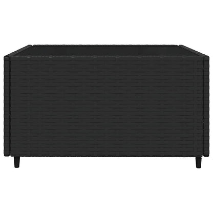 3-Delige Loungeset Met Kussens Poly Rattan