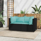1 / Zwart en blauw