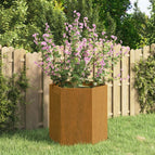 1 / 46 x 40 x 45 cm / Cortenstaal/Bruin