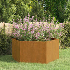 1 / 104 x 90 x 45 cm / Cortenstaal/Bruin
