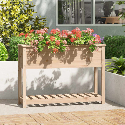 Plantenbak Met Schap 82,5X54X81 Cm Grenenhout