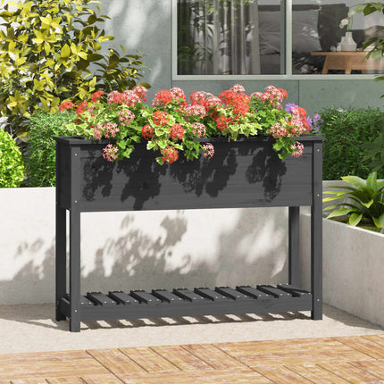 Plantenbak Met Schap 82,5X54X81 Cm Grenenhout