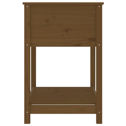 Plantenbak Met Schap 82,5X54X81 Cm Grenenhout