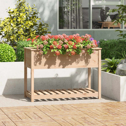 Plantenbak Met Schap 82,5X54X81 Cm Grenenhout