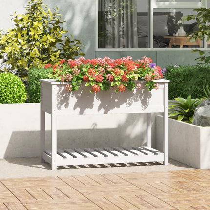 Plantenbak Met Schap 82,5X54X81 Cm Grenenhout
