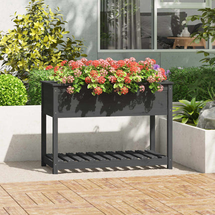 Plantenbak Met Schap 82,5X54X81 Cm Grenenhout