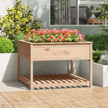 Plantenbak Met Schap 82,5X54X81 Cm Grenenhout