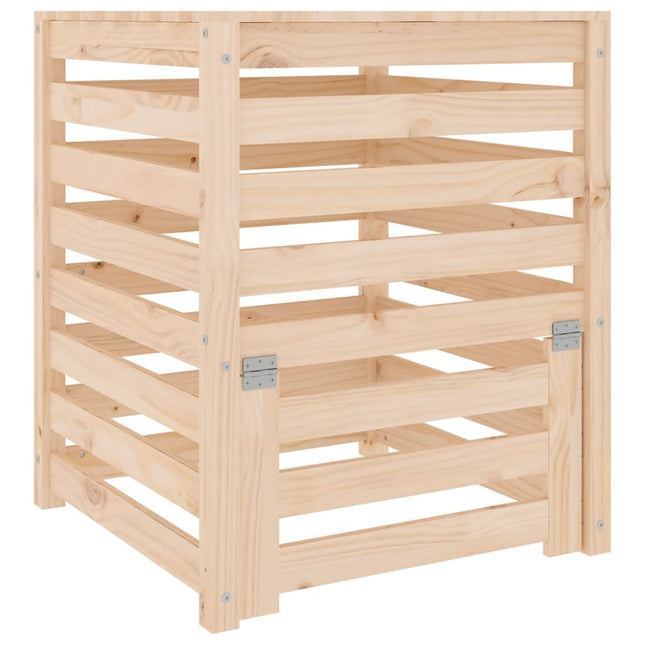 Compostbak 63,5X63,5X77,5 Cm Massief Grenenhout