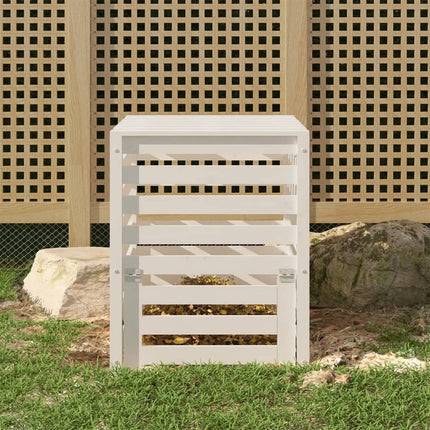 Compostbak 63,5X63,5X77,5 Cm Massief Grenenhout