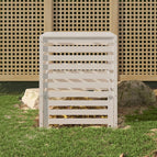 82.5 x 82.5 x 99.5 cm / Wit grenenhout