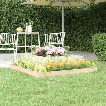 Plantenbak Massief Grenenhout Wit