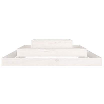Plantenbak Massief Grenenhout Wit