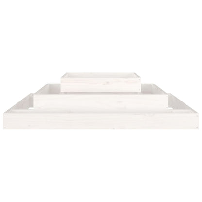 Plantenbak Massief Grenenhout Wit