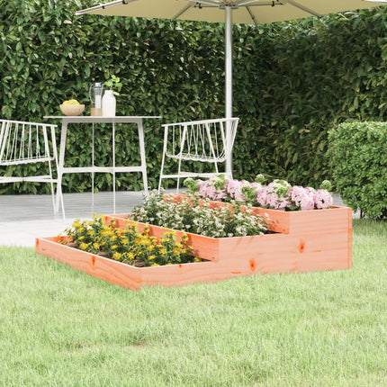Plantenbak Massief Grenenhout Grijs