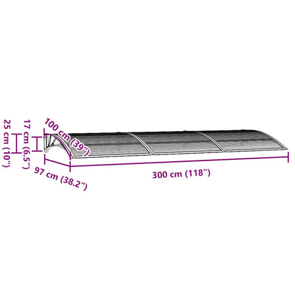 Deurluifel Polycarbonaat
