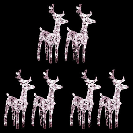 Kerstrendieren 80 Led's Acryl