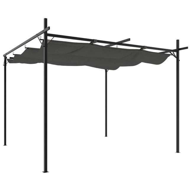 Pergola Met Uitschuifbaar Dak 295X292X230 Kleurig