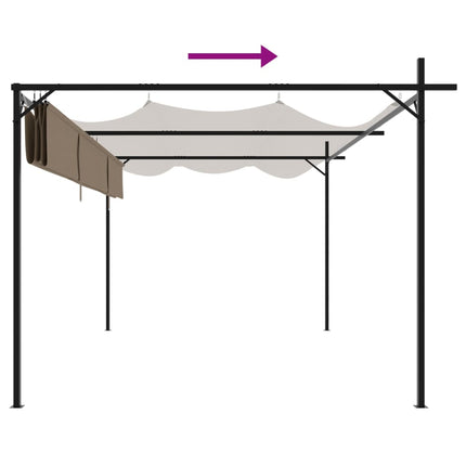Pergola Met Uitschuifbaar Dak 395X292X230