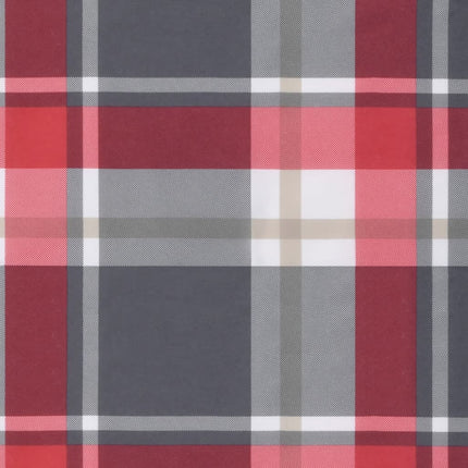 Palletkussens 2 St Stof Ruitpatroon Rood Rood Ruitpatroon