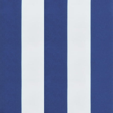 Palletkussens 3 St Gestreept Oxford Stof Wit En Blauw
